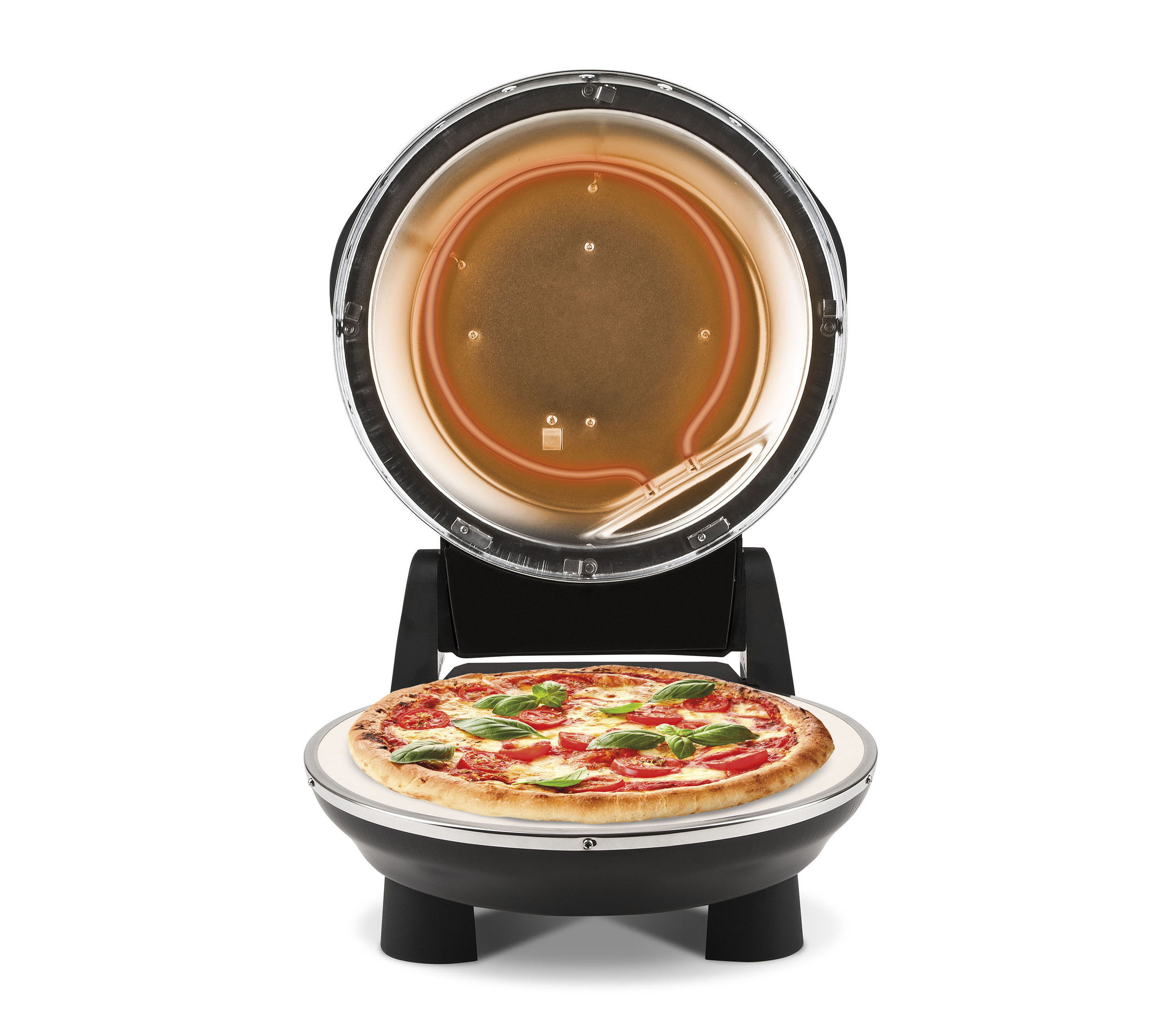 Pizzeria Snack G10032 Ferrari BLACK | Napoletana oven G3 Pizza PLUS